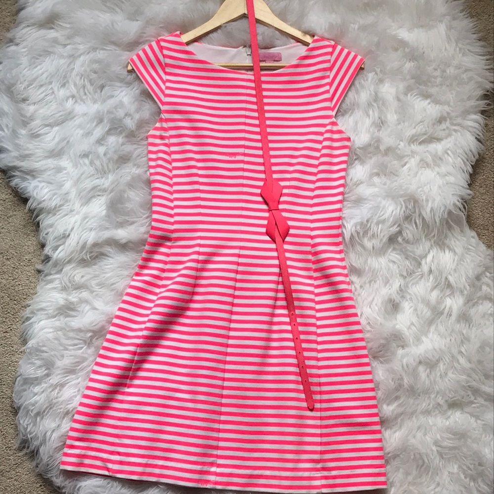 Lilly Pulitzer hot pink mini dress